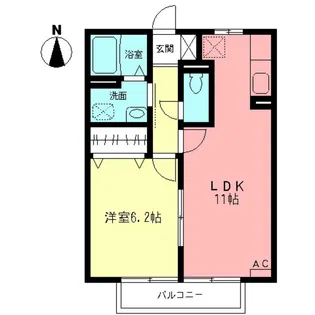 Sakula【2階】の間取り