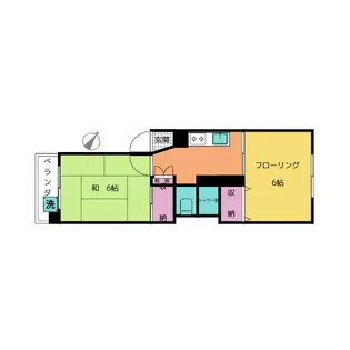 麻布ローヤルコーポ【5階】の間取り