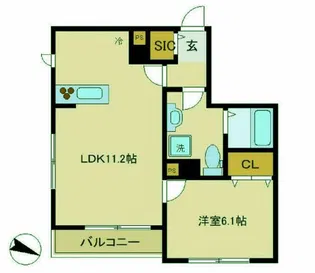 S.FLAT V【3階】の間取り