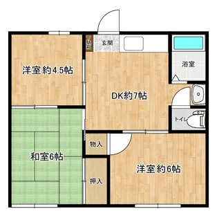 コーポ和田【1階】の間取り