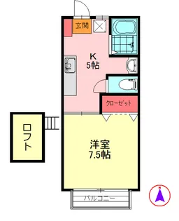 ミレニアムG【2階】の間取り