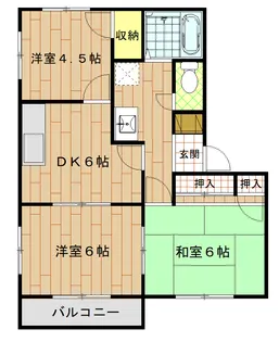CASTLE21【2階】の間取り