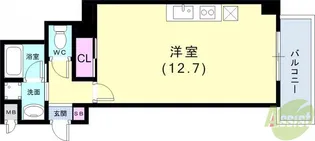 インペリアル新神戸【9階】の間取り