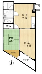 トモエレジデンス【2階】の間取り