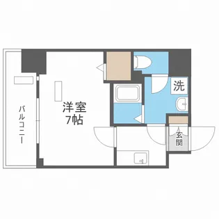 フォーリアライズ大正ソーレ【8階】の間取り