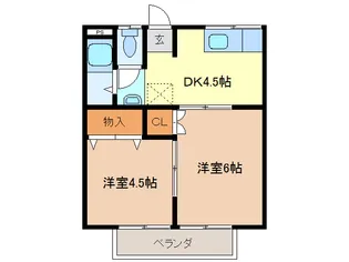 さつき荘【2階】の間取り