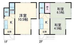 神奈川県横須賀市不入斗町4【一戸建】の間取り