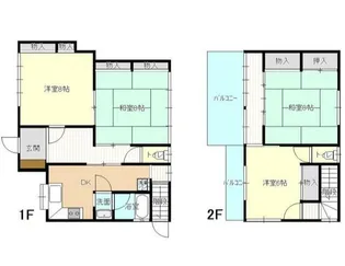 静岡県浜松市中央区中島3【一戸建】の間取り