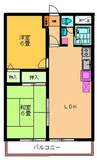 パセオウィンズ【3階】の間取り