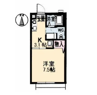 コットンハウス【2階】の間取り