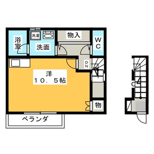セレッソ印田【2階】の間取り