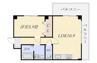 ラヴァーズ武岡II【4階】の間取り