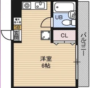 ユニックス神戸西【2階】の間取り