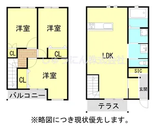 福岡県筑紫野市塔原東2【一戸建】の間取り