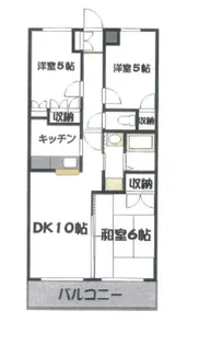 プリベール宮前【1階】の間取り