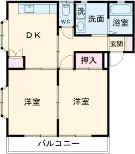 グリーンパラダイスVII【1階】の間取り