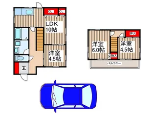 埼玉県入間市大字下藤沢【一戸建】の間取り