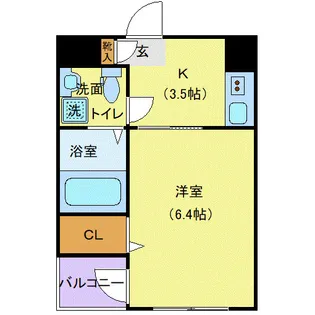 東京都練馬区東大泉6【マンション】の間取り