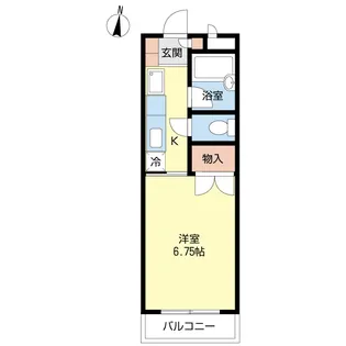 ワイズ・バッシュ【2階】の間取り