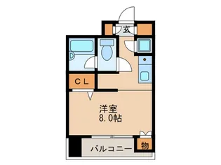 CRYSTAL & RESORT FUKUOKA【9階】の間取り