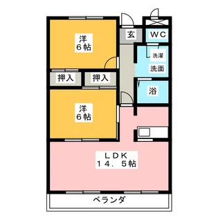 ファミールK【1階】の間取り