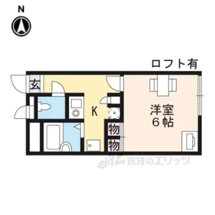 レオパレスエザーンス2【2階】の間取り