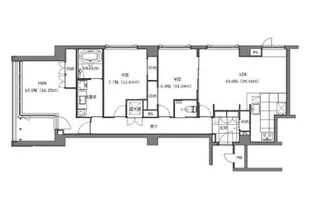 ストーリア赤坂【3階】の間取り