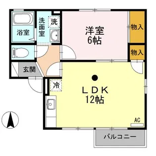 ウィズ【2階】の間取り