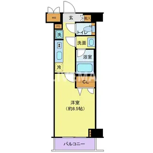 コンシェリア大森with【6階】の間取り