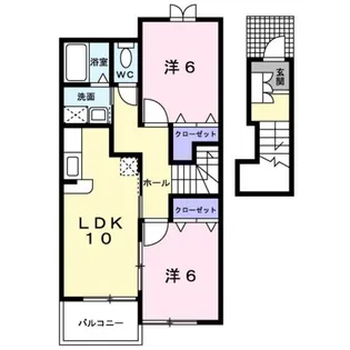 サンリットS・I【2階】の間取り