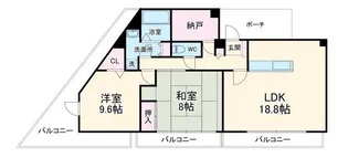 ハピーハイツ川崎大師【7階】の間取り