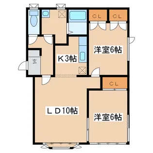 グリーンハウス【1階】の間取り