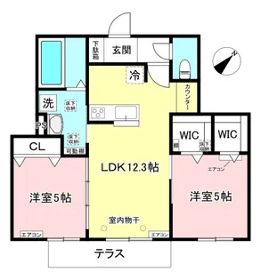 【新築】アリヴィオ白井坂【1階】の間取り