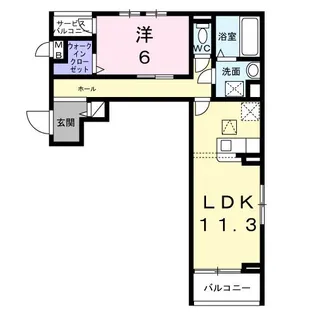 大阪府泉佐野市笠松1【アパート】の間取り