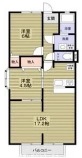 サンシーハイツ【2階】の間取り