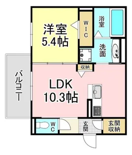 福岡県北九州市若松区浜町1【アパート】の間取り