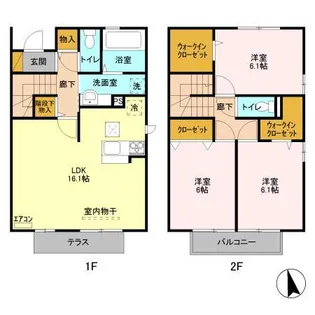 ファミリアつくばの間取り