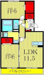 グランドソレイユA・B【1階】の間取り