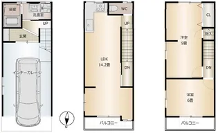 大阪府守口市梅町【一戸建】の間取り