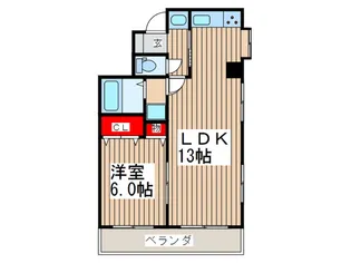 松濤マンション【2階】の間取り