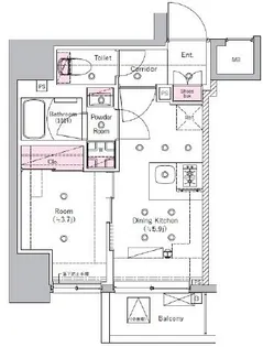 SYFORME ITABASHI III【4階】の間取り