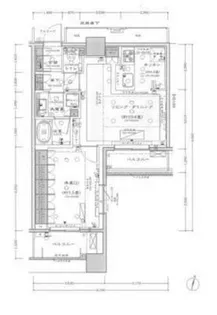 テラス渋谷美竹【6階】の間取り