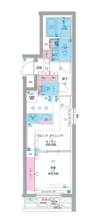 ジェノヴィア東向島スカイガーデン【2階】の間取り