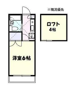 コーポアップル【2階】の間取り