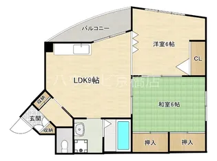 大阪府大阪市都島区中野町4【マンション】の間取り