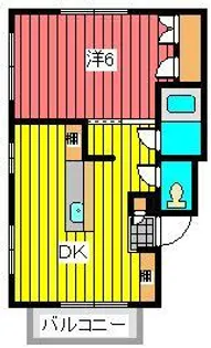 巣鴨台マンション【3階】の間取り