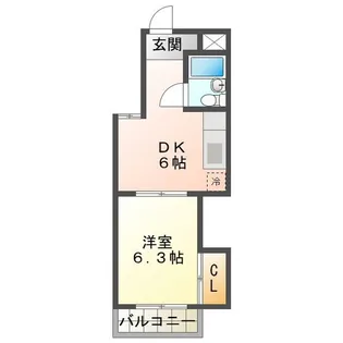 シエスタII【3階】の間取り