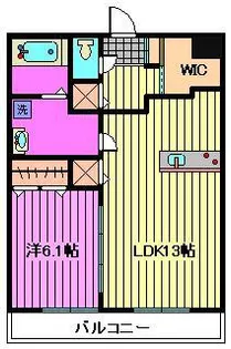 プランドール【4階】の間取り