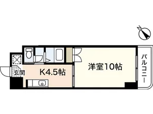 エスト牛田本町【3階】の間取り