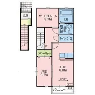 NOVA era【2階】の間取り